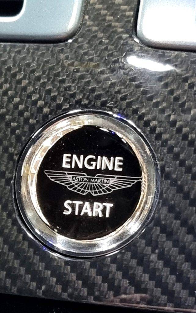 Modified Aston Martin start Button