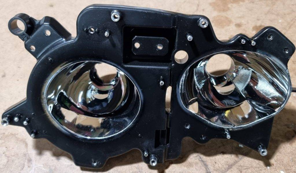 DB9 Mounting plate and headlight bowls