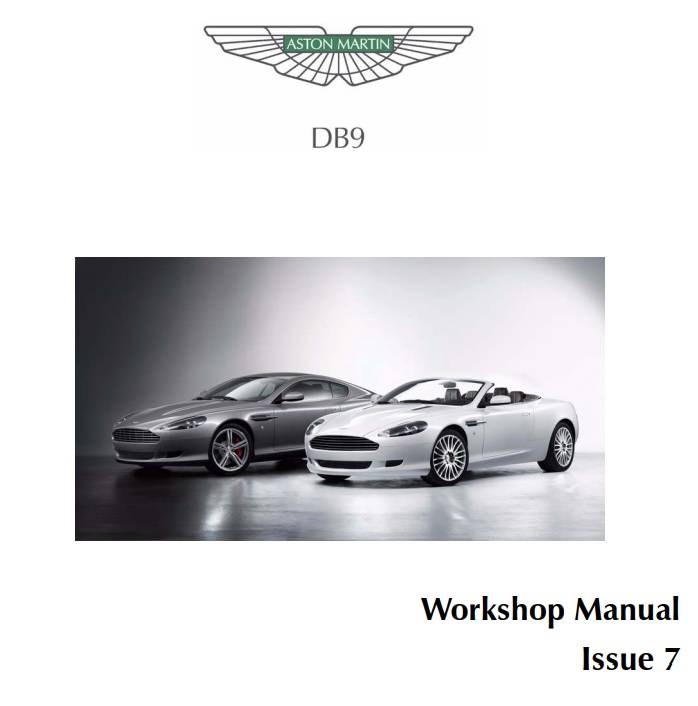 Aston Martin Workshop manuals