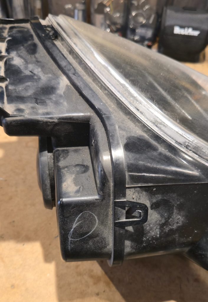 Rear of DB9 Headlight