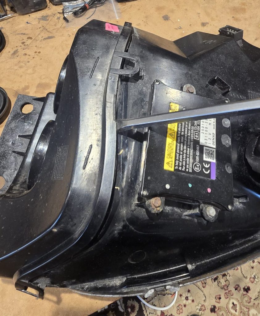 DB9 Headlight opening