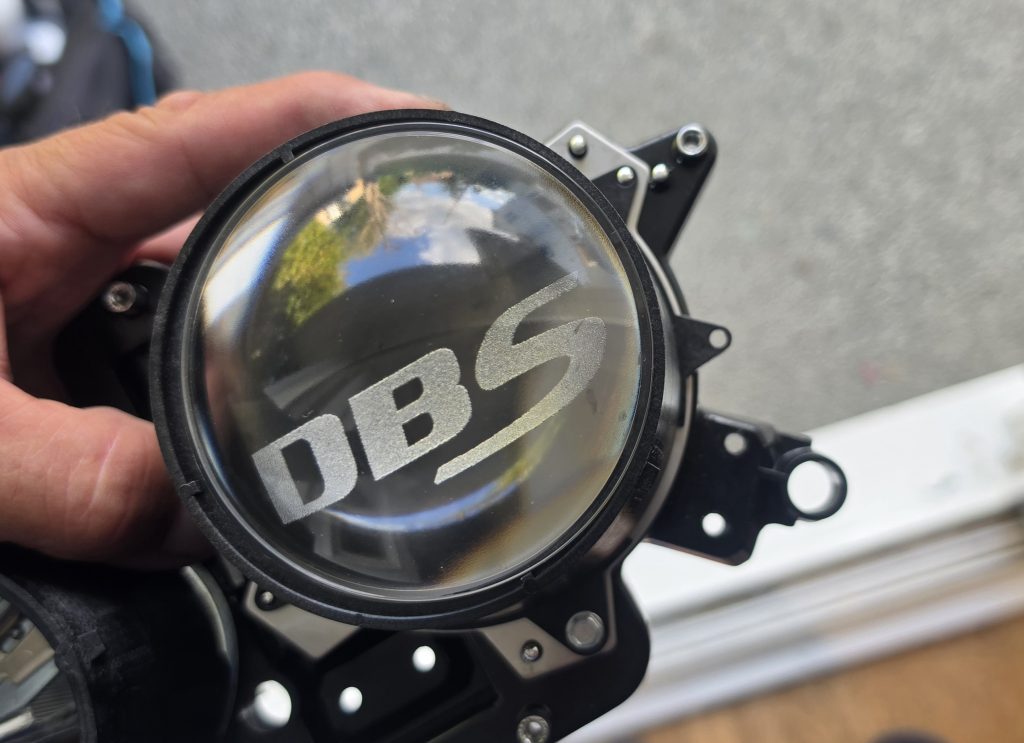 Etched Aston Martin DBS Headlight